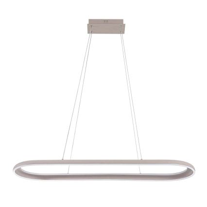 LED luster na sajli CASHMERE LED/80W/230V 30x100 cm bijela