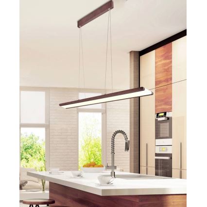 LED luster na sajli COCONUT LED/28W/230V