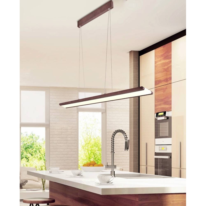 LED luster na sajli COCONUT LED/28W/230V