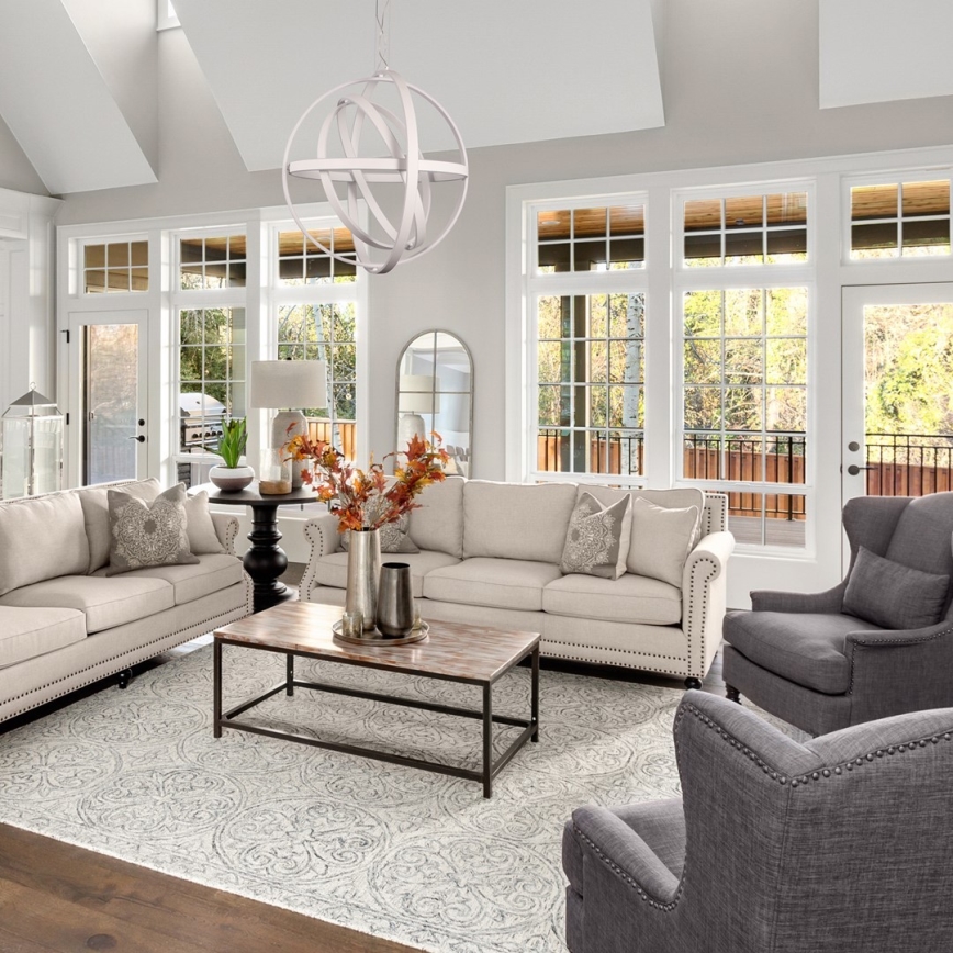 LED luster na sajli COPERNICUS LED/260W/230V bijela