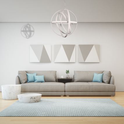 LED luster na sajli COPERNICUS LED/260W/230V bijela