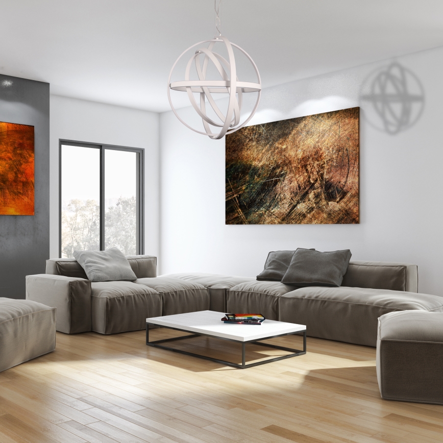 LED luster na sajli COPERNICUS LED/260W/230V bijela