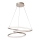 LED luster na sajli CORT LED/40W/230V srebrna