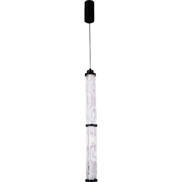 LED luster na sajli CORTE LED/18W/230V crna