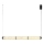 LED luster na sajli CORTE LED/25W/230V crna