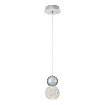 LED luster na sajli CREMONA LED/5W/230V 3000K matni krom