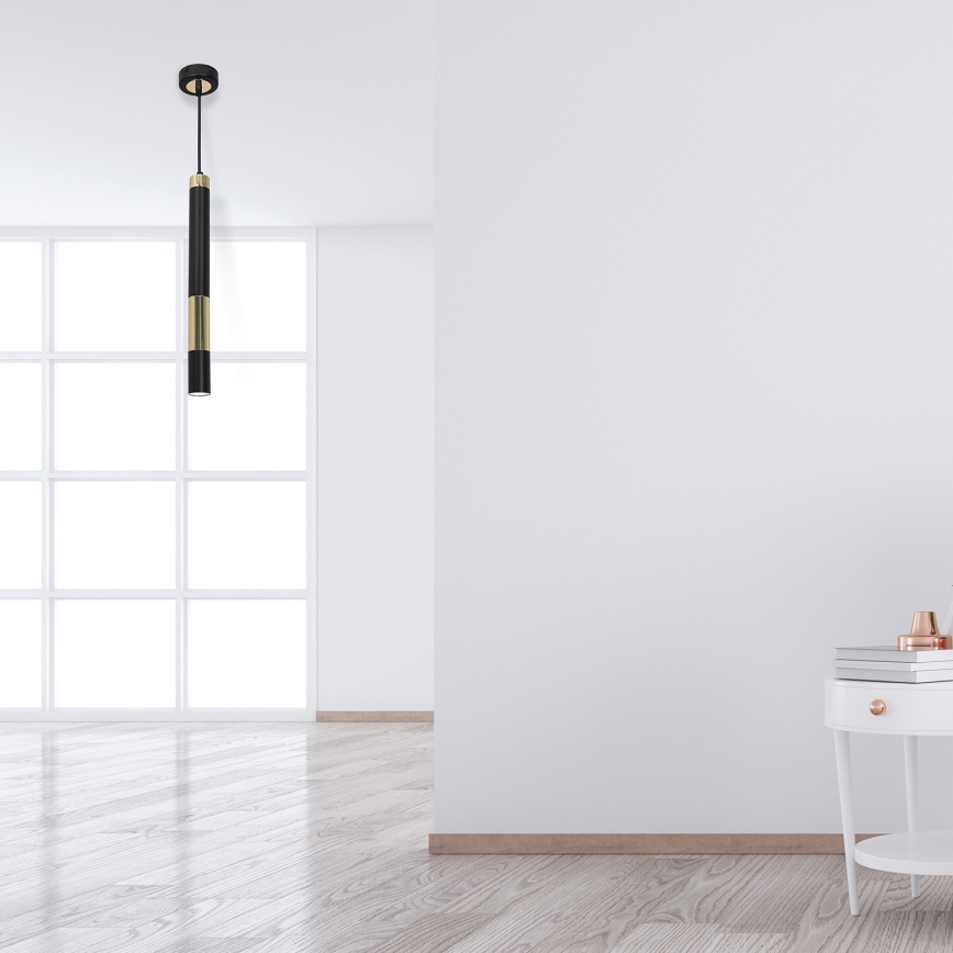 LED Luster na sajli DALLAS 1xGU10/3W/230V