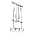 LED Luster na sajli DAYTONA 4xE14/5W/230V 3000K sjajni krom