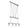 LED Luster na sajli DAYTONA 4xE14/5W/230V 3000K sjajni krom