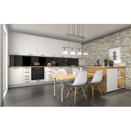 LED Luster na sajli DAYTONA 4xE14/5W/230V 3000K sjajni krom
