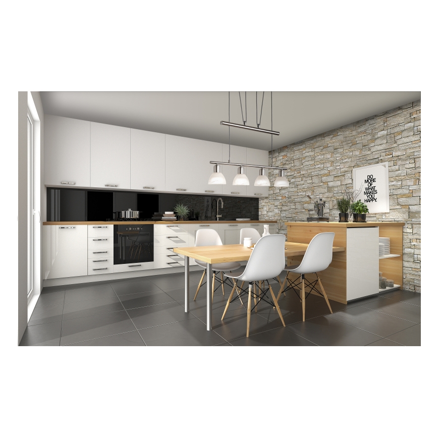 LED Luster na sajli DAYTONA 4xE14/5W/230V 3000K sjajni krom