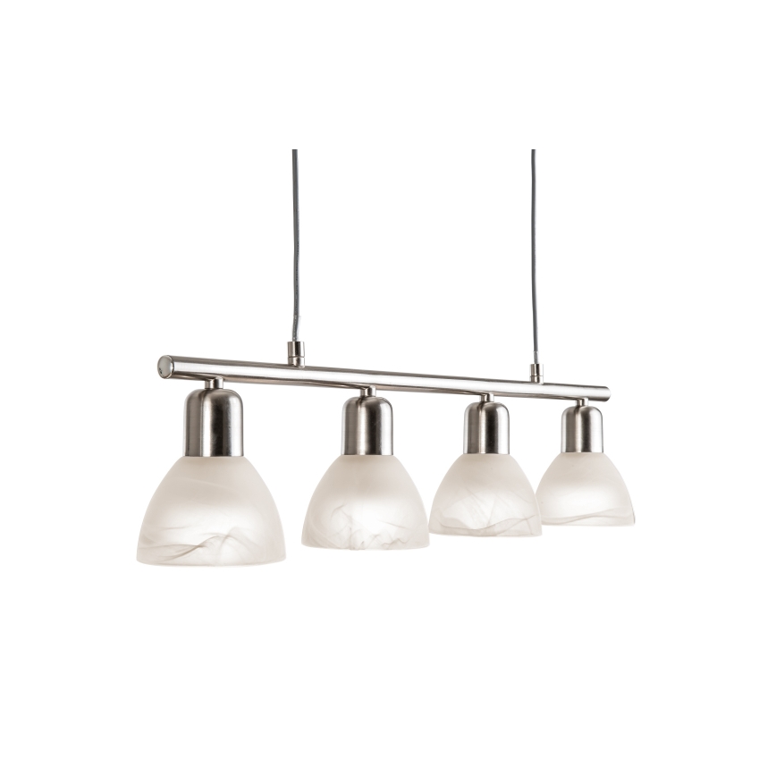 LED Luster na sajli DAYTONA 4xE14/5W/230V 3000K sjajni krom