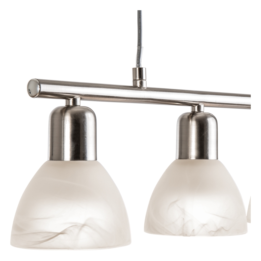 LED Luster na sajli DAYTONA 4xE14/5W/230V 3000K sjajni krom