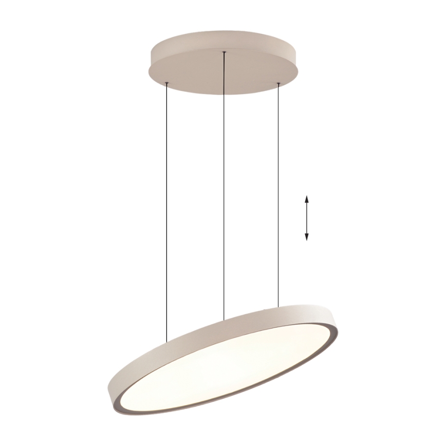 LED luster na sajli DENVER LED/76W/230V bež
