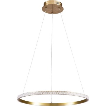 LED luster na sajli DIANA LED/25W/230V 4000K pr. 50 cm zlatna