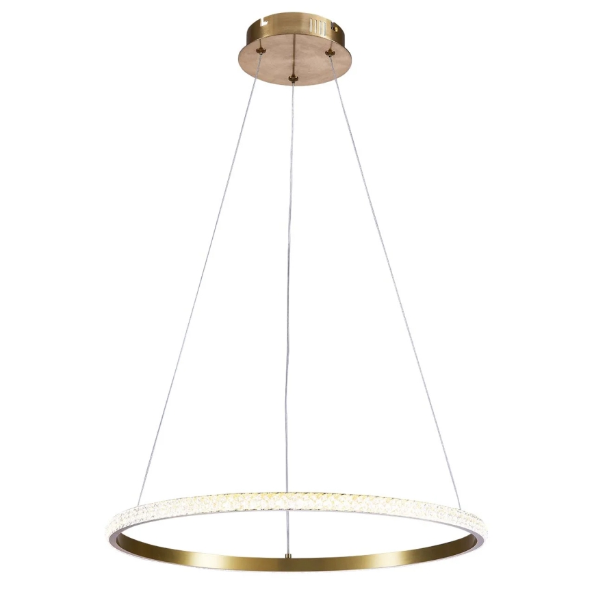 LED luster na sajli DIANA LED/25W/230V 4000K pr. 50 cm zlatna