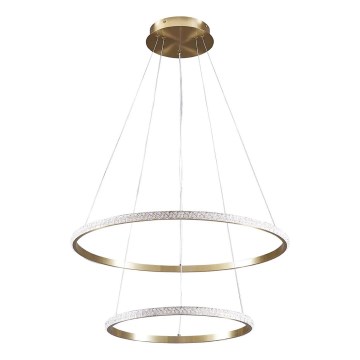 LED luster na sajli DIANA LED/44W/230V 4000K Ø 59 cm zlatna