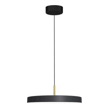 LED Luster na sajli DISC LED/38W/230V pr. 45 cm crna