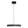 LED Luster na sajli DISC LED/38W/230V pr. 45 cm crna