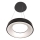 LED luster na sajli DRAX LED/32W/230V 4000K Ø 38 cm crni