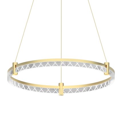 LED Luster na sajli ELEGANCE LED/36W/230V pr. 60 cm zlatna