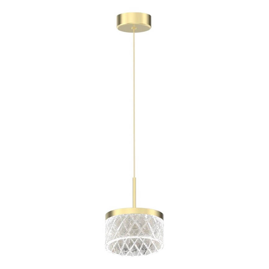 LED Luster na sajli ELEGANCE LED/9W/230V pr. 15 cm zlatna