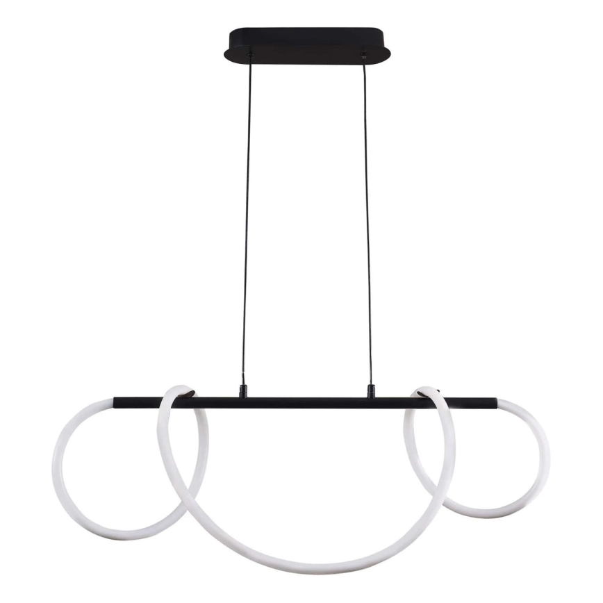 LED Luster na sajli EMMA LED/38W/230V crna