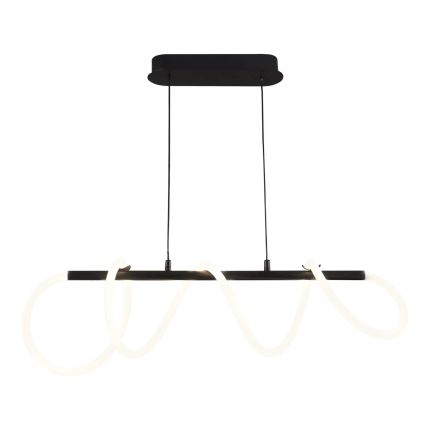 LED Luster na sajli EMMA LED/38W/230V crna