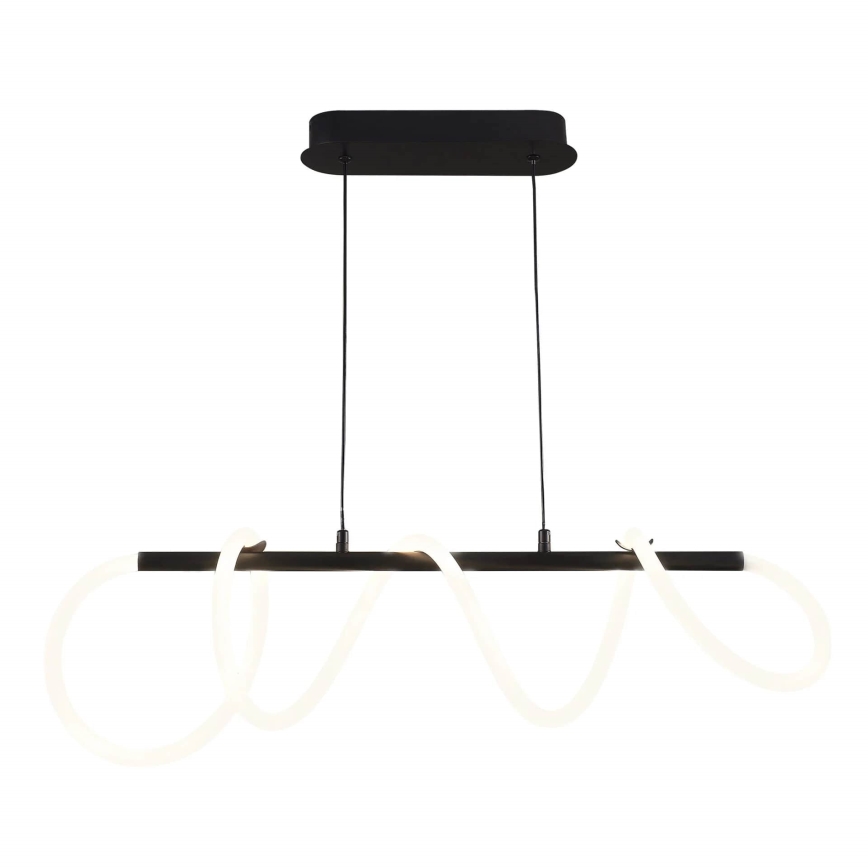 LED Luster na sajli EMMA LED/38W/230V crna