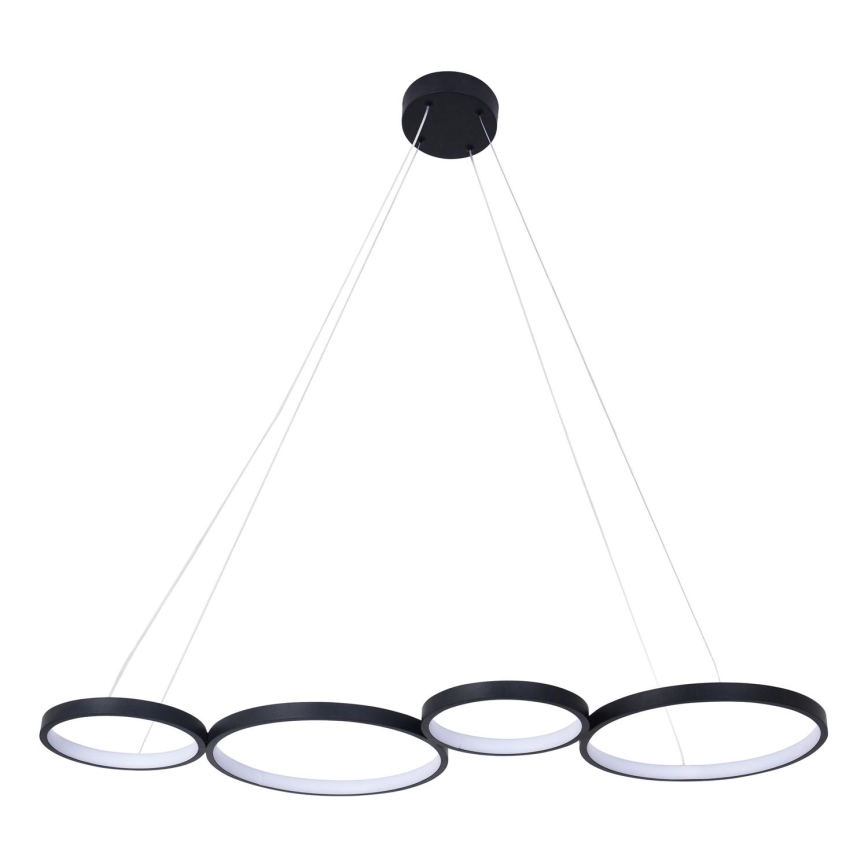 LED Luster na sajli FLAMENCO LED/42W/230V 4000K crna