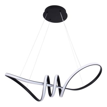 LED luster na sajli FLAVIA LED/44W/230V crni