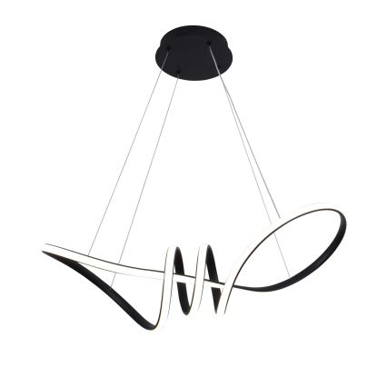LED luster na sajli FLAVIA LED/44W/230V crni