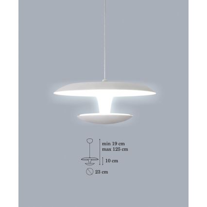 LED luster na sajli FLY LED 1xLED/15W/230V