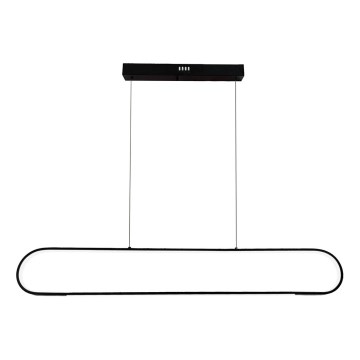 LED Luster na sajli FRAME LED/42W/230V crna