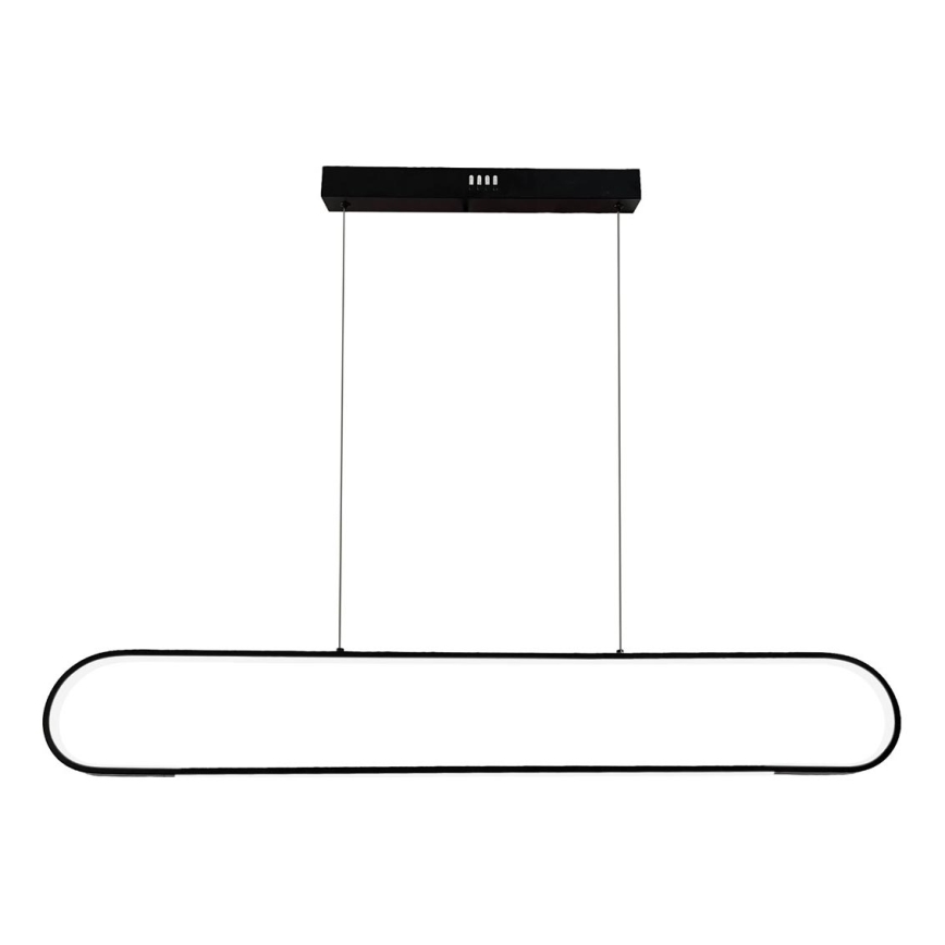 LED Luster na sajli FRAME LED/42W/230V crna