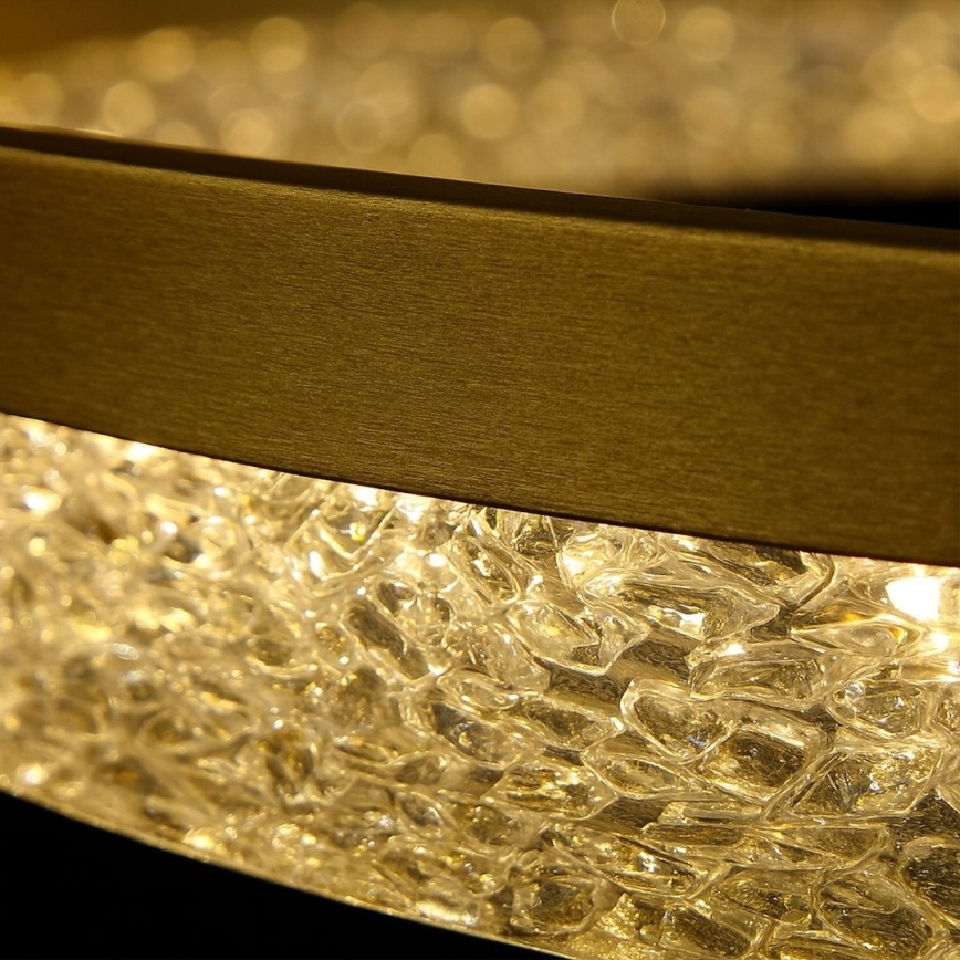 LED luster na sajli GALA LED/54W/230V Ø 60 cm zlatna