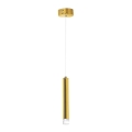 LED luster na sajli GOLDIE LED/5W/230V zlatni