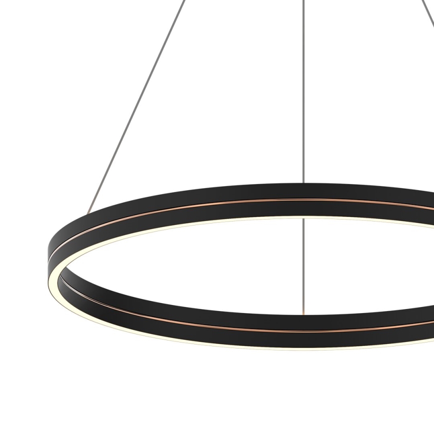 LED Luster na sajli GRAVITY LED/36W/230V crna