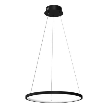 LED Luster na sajli HOOP LED/27W/230V pr. 50 cm 4000K crna