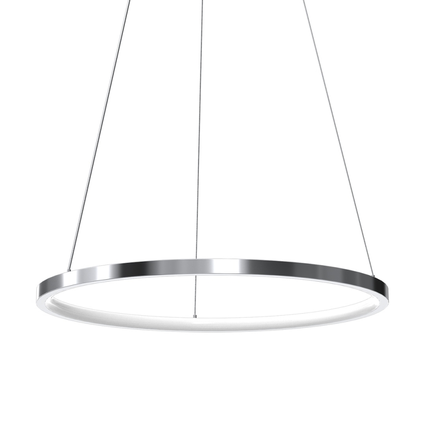 LED Luster na sajli HOOP LED/27W/230V pr. 50 cm 4000K sjajni krom