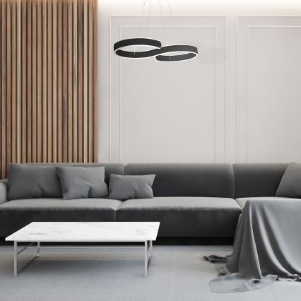 LED luster na sajli INFINITY LED/50W/230V