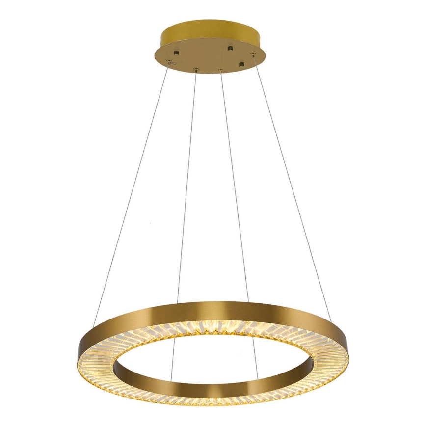 LED luster na sajli JESI LED/85W/230V 3000K pr. 80 cm brončani