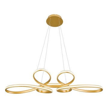 LED luster na sajli JILL LED/53W/230V zlatni