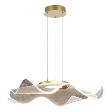 LED Luster na sajli LARGO LED/16W/230V zlatna