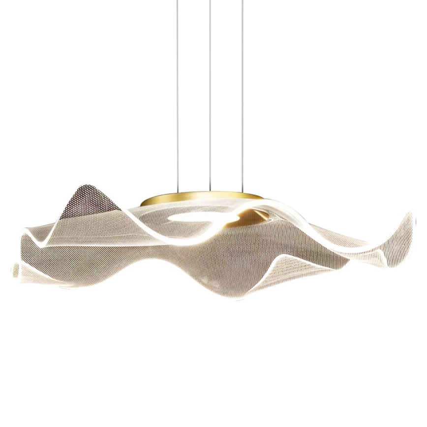 LED Luster na sajli LARGO LED/16W/230V zlatna
