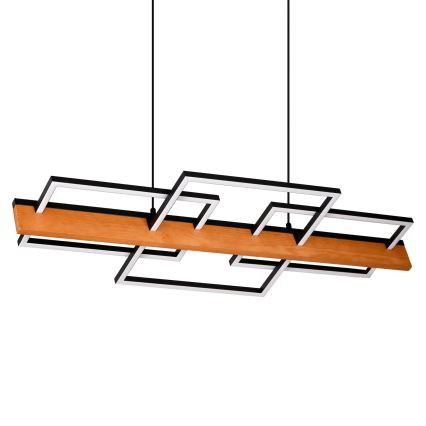 LED luster na sajli LARYSA LED/35W/230V borovina