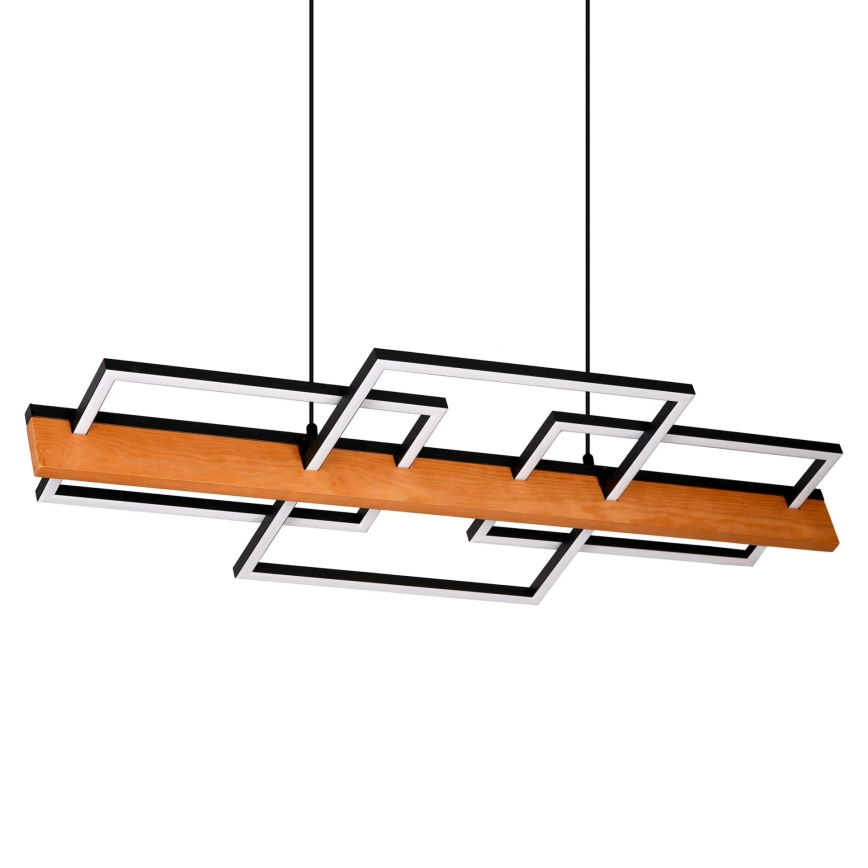 LED luster na sajli LARYSA LED/35W/230V borovina