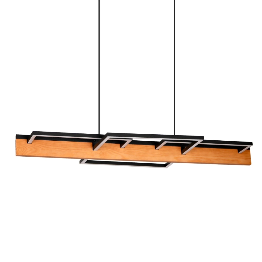 LED luster na sajli LARYSA LED/35W/230V borovina