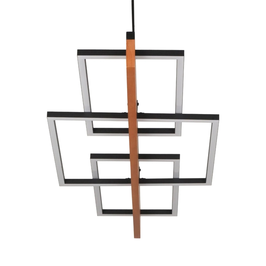 LED luster na sajli LARYSA LED/35W/230V borovina
