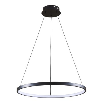 LED Luster na sajli LEA LED/20W/230V 4000K pr. 50 cm crna